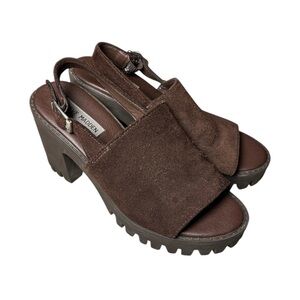 Steve Madden Chocolate Brown Platform Heels